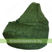 Кресло-мешок Груша Зелёный бриллиант (ткань фактурная)