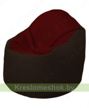 Кресло-мешок Браво Б1.3-F08F01 (бордовый, темно-коричневый)