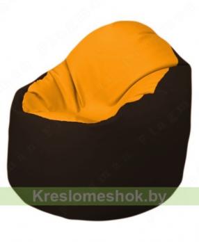 Кресло-мешок Браво Б1.3-F06F01 (желтый, темно-коричневый)