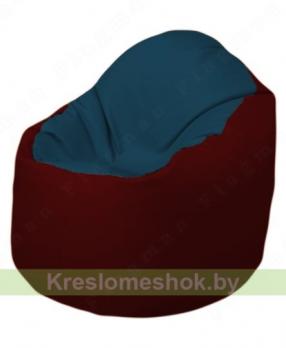 Кресло-мешок Браво Б1.3-F04F08 (темно-синий, бордовый)