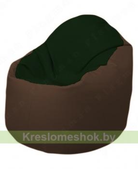 Кресло-мешок Браво Б1.3-F05F26 (темно-зеленый, коричневый)