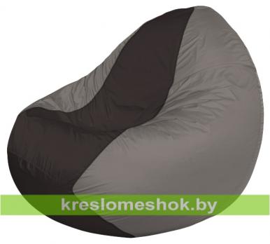Кресло мешок Classic К2.1-98 (основа серая, вставка чёрная)